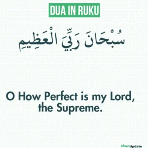 Dua in Ruku