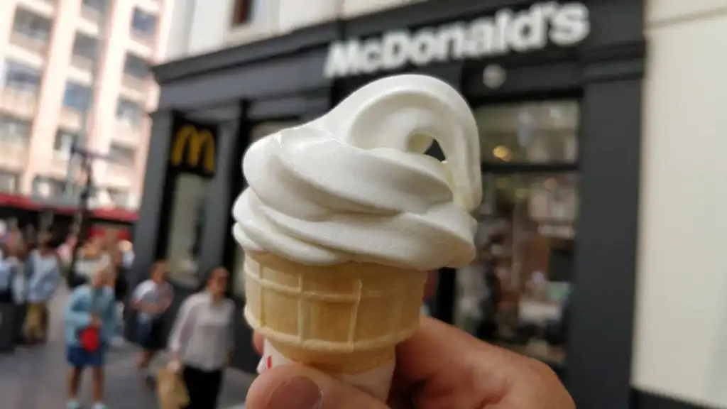 Is Mcdonald's ice cram